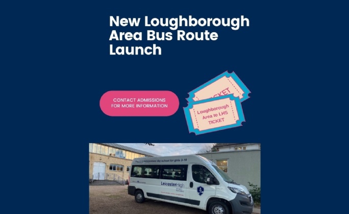Latest News » Leicester High School for Girls Launches New Loughborough Bus Route Following Increased Demand